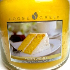 Retired Discontinued Goose Creek Candle Company Warm Wishes Medium Jar Candle